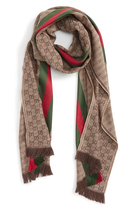 gucci mens scarf|gucci scarf men's silk.